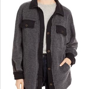 Free People Ruby Jacket in Washed Black